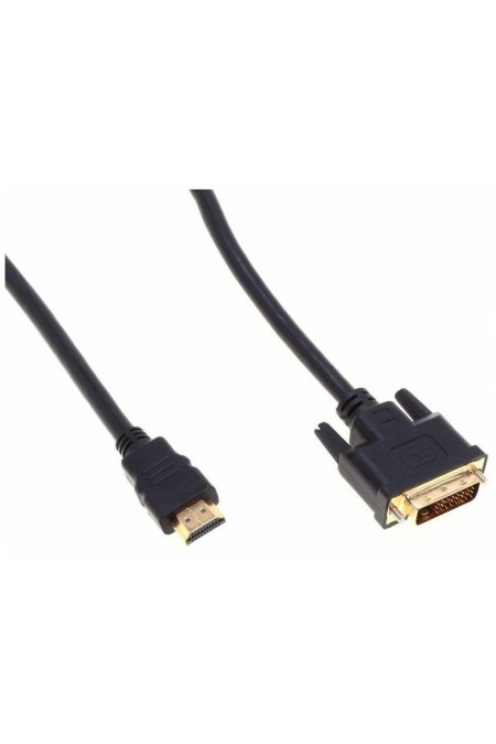 Кабель Buro BHP RET HDMI DVI18 (HDMI M - DVI-D M) 1.8 м (черный) 2