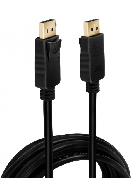 Кабель Buro BU-DP-v1.2-1.5m ver1.2 DisplayPort (m) DisplayPort (m) 1.5 м (черный) 2