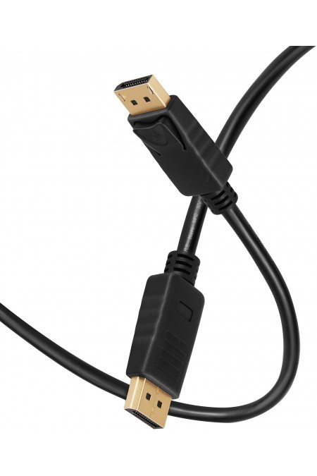 Кабель Buro BU-DP-v1.2-1.5m ver1.2 DisplayPort (m) DisplayPort (m) 1.5 м (черный) 3