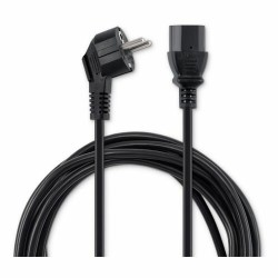 Кабель Buro BU-PCAB-5M-16A IEC C13 Евровилка угловой 5 м (черный)