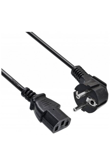 Кабель Buro BU-PCAB-5M-16A IEC C13 Евровилка угловой 5 м (черный) 2