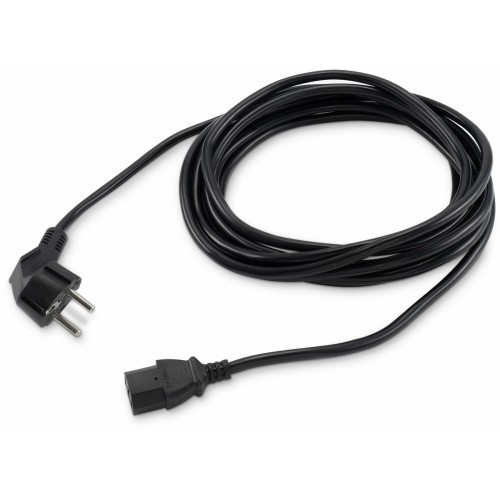 Кабель Buro BU-PCAB-5M-16A IEC C13 Евровилка угловой 5 м (черный) 3