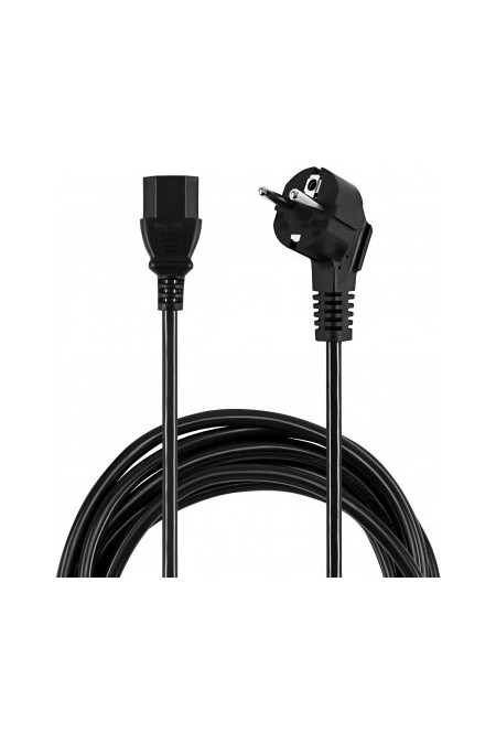 Кабель Buro BU-PCAB-ZP1 IEC C13 Евровилка 3 м (черный) 1