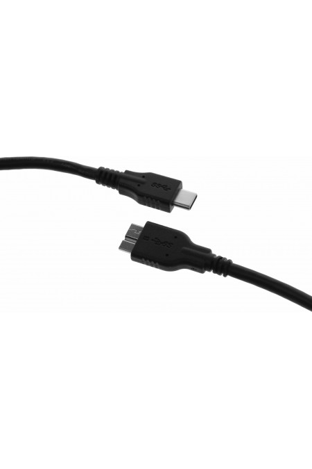 Кабель Buro BU-TYPEC-MICROUSB3.0-0.5M 0.5 м (черный) 2