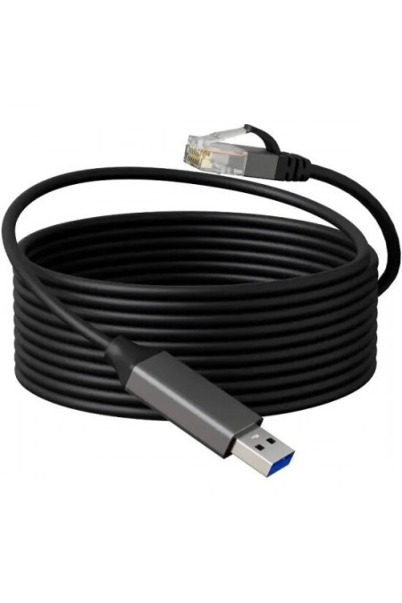 Кабель Buro BU-USB-A-LAN100-2m USB 2.0 A(m) RJ-45 (m) 2 м (черный) 