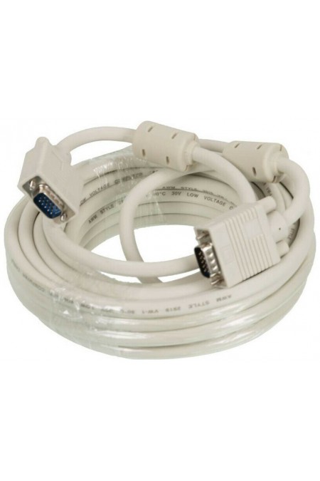 Кабель Buro CAB016S-10M VGA (m) VGA (m) 10 м (серый) 5