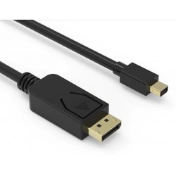 Кабель Buro MDP-DP miniDisplayport (m)/DisplayPort (m) 1.5 м (черный)