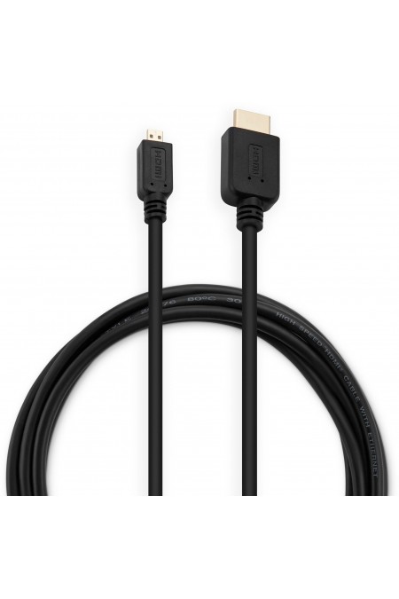 Кабель Buro MICROHDMI-HDMI-1.8 (HDMI M - Micro HDMI M) 1.8 м (черный) 2