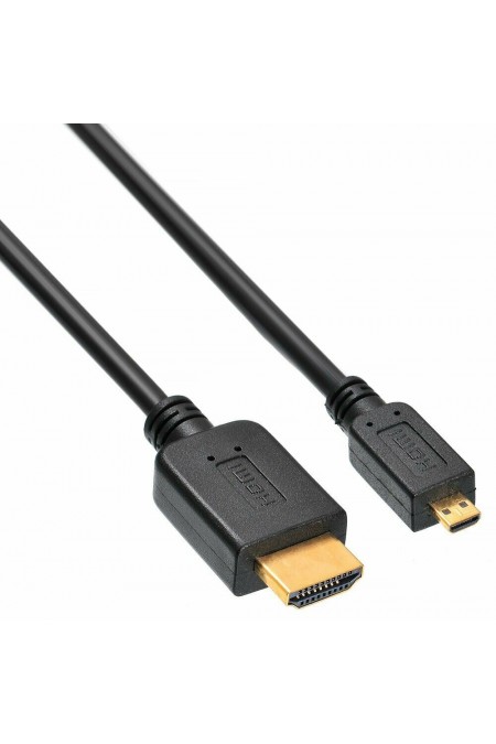 Кабель Buro MICROHDMI-HDMI-1.8 (HDMI M - Micro HDMI M) 1.8 м (черный) 4