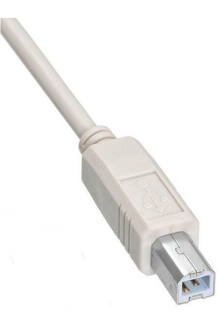 Кабель Buro USB2.0-AM/BM-5M-MG USB A(m) USB B(m) 5 м (белый) 4