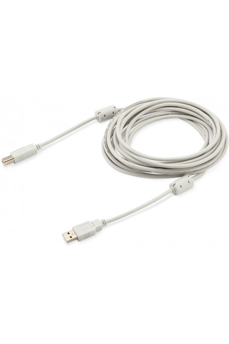 Кабель Buro USB2.0-AM/BM-5M-MG USB A(m) USB B(m) 5 м (белый) 5