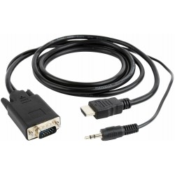 Кабель Cablexpert A-HDMI-VGA-03-10 3 м (черный)