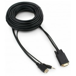 Кабель Cablexpert A-HDMI-VGA-03-10M 10 м (черный)