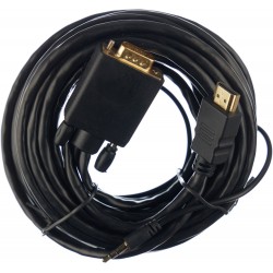 Кабель Cablexpert A-HDMI-VGA-03-10M 10 м (черный)