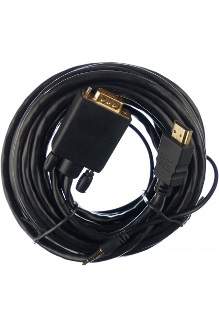 Кабель Cablexpert A-HDMI-VGA-03-10M 10 м (черный) 2