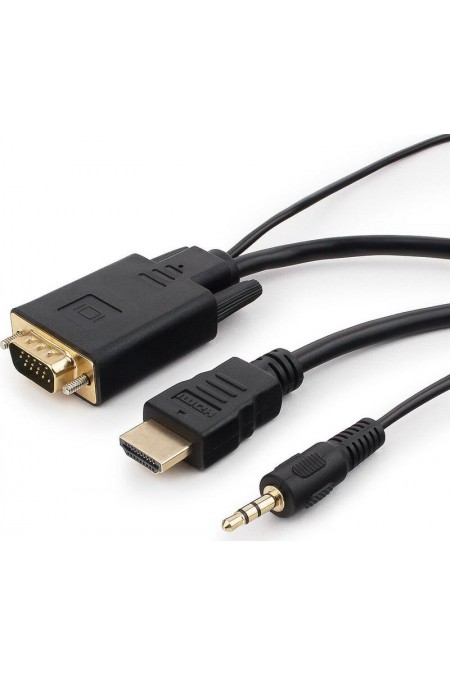 Кабель Cablexpert A-HDMI-VGA-03-6 1.8 м (черный) 1