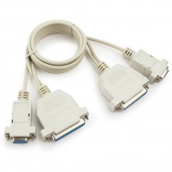 Кабель Cablexpert CC-140-6-N универсальный 25F+9F/25F+9F 1.8 м (белый)