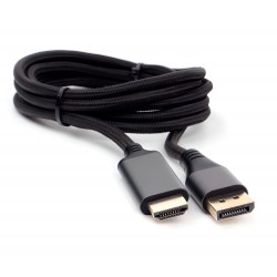 Кабель Cablexpert CC-DP-HDMI-4K-6 1.8 м (черный)