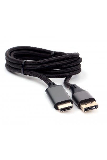 Кабель Cablexpert CC-DP-HDMI-4K-6 1.8 м (черный) 