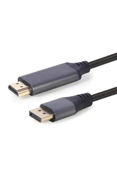 Кабель Cablexpert CC-DP-HDMI-4K-6 1.8 м (черный) 1