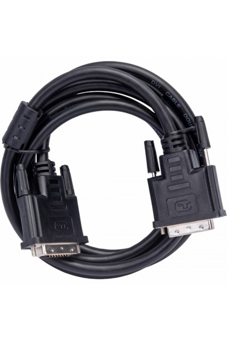 Кабель Cablexpert CC-DVI2L-BK-6 1.8 м (черный) 2