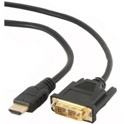 Кабель Cablexpert CC-HDMI-DVI-0.5M 0.5 м (черный)