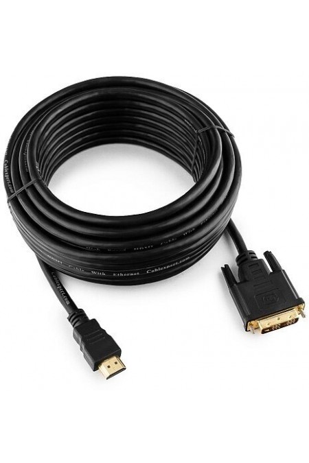 Кабель Cablexpert CC-HDMI-DVI-10MC 10 м (черный) 1