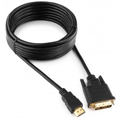 Кабель Cablexpert CC-HDMI-DVI-15 4.5 м (черный)