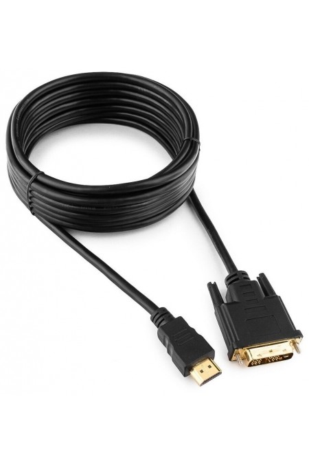 Кабель Cablexpert CC-HDMI-DVI-15 4.5 м (черный) 