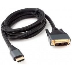 Кабель Cablexpert CC-HDMI-DVI-4K-6 1.8 м (черный)