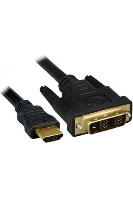 Кабель Cablexpert CC-HDMI-DVI-7.5MC 7.5 м (черный) 