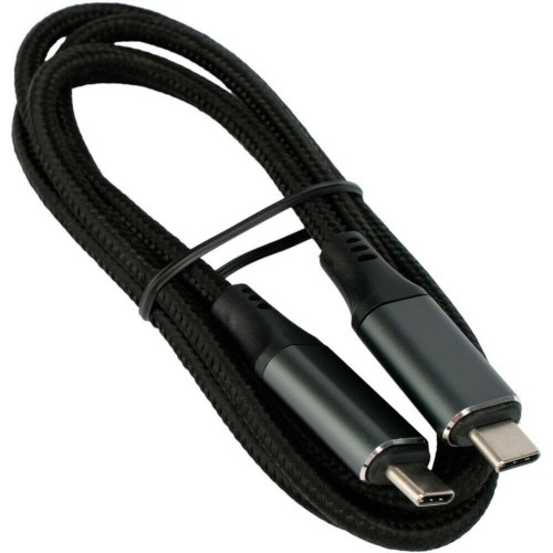 Кабель Cablexpert CC-USB4-CMCM-BR-1M Type-C/Type-C 5A 240Вт PD3.1/QC4.0 40Gbps медь 1 м (черный) 1