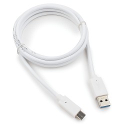 Кабель Cablexpert CCP-USB3-AMCM-6-W USB3.0 AM/USB Type-C 1.8 м (белый)