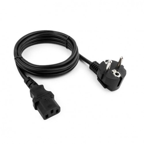 Кабель Cablexpert PC-186-1.5-3M Schuko-C13 3x1.5мм2 10A с заземлением медь 3 м (черный) 