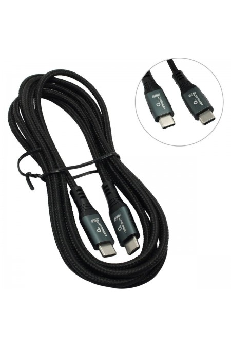 Кабель Cablexpert ССP-USB2.0-240W-2M 2 м (черный) 