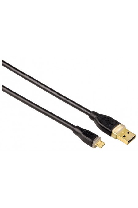 Кабель Hama 00078419 USB A (m)/micro USB B (m) 1.8 м (черный) 1