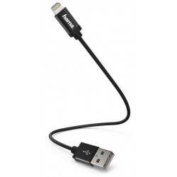 Кабель Hama 00178280 Lightning (m) USB 2.0 (m) 0.2 м (черный)