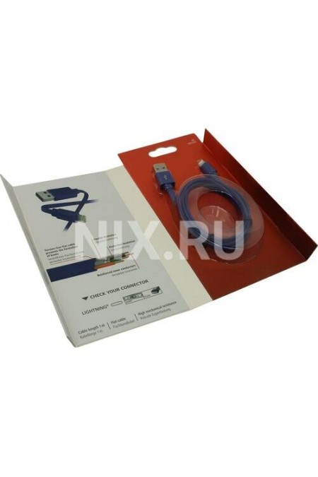 Кабель Hama 00187232 Lightning USB A(m) 1 м (синий) 9