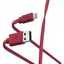 Кабель Hama 00187233 Lightning USB A(m) 1 м (красный)