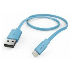 Кабель Hama Flat 00173646 Lightning (m) USB A(m) 1.2 м (синий)