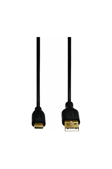 Кабель Hama Flexi-Slim 00135784 USB Type-C (m) USB A(m) 0.75 м (черный) 5