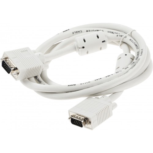Кабель Ningbo CAB016S-06F VGA (m) VGA (m) 1.8 м (серый) 1