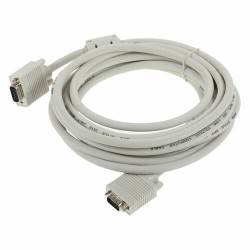 Кабель Ningbo CAB016S-5m VGA HD15 (m)/VGA HD15 (m) 5 м (серый)