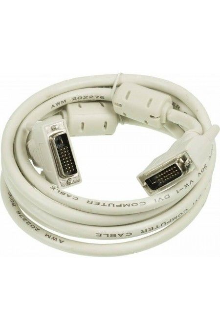 Кабель Ningbo RD-DVI-3-BR 3 м (белый) 