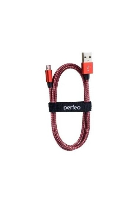Кабель Perfeo U4803 USB2.0 A вилка - Micro USB вилка 1 м (красный/белый) 1