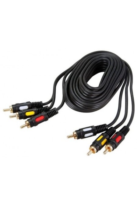 Кабель REXANT 17-0212 1.5 м (золотой) 1