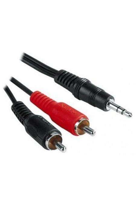 Кабель REXANT 17-4204 3.5мм стерео штекер - 2 RCA 3 м (черный) 2