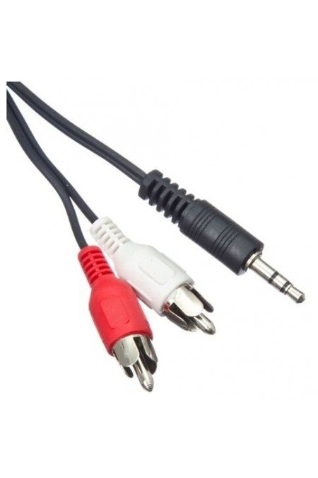 Кабель REXANT 17-4204 3.5мм стерео штекер - 2 RCA 3 м (черный) 3
