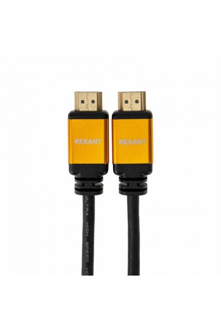 Кабель REXANT 17-6002 HDMI - HDMI 2.1 1 м (золотой) 1