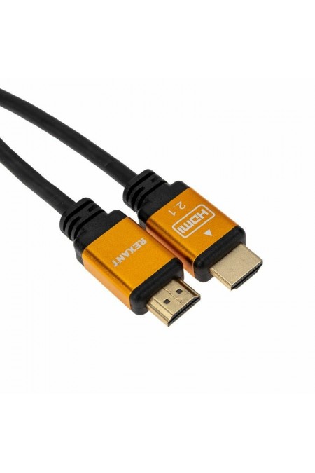 Кабель REXANT 17-6002 HDMI - HDMI 2.1 1 м (золотой) 2